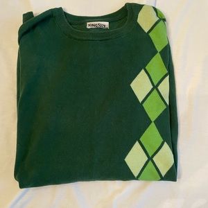 Green Argyle Sweater